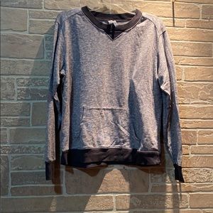 Zella gray crew neck sweatshirt